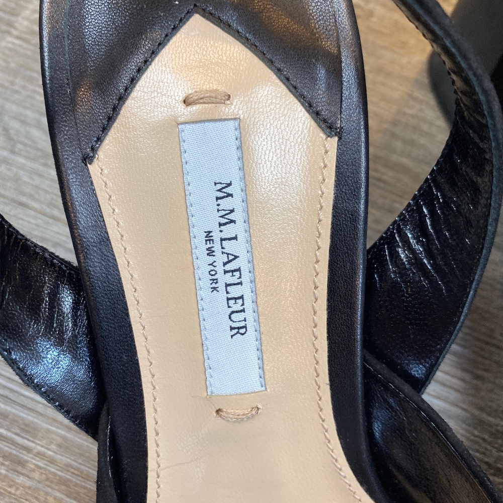 M.M Lafleur Suede Pump Heels - Picture 2 of 5